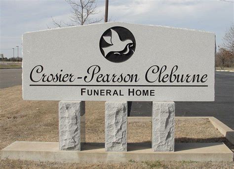 Crosier - Pearson Cleburne Funeral Home. . Crosierpearson funeral home